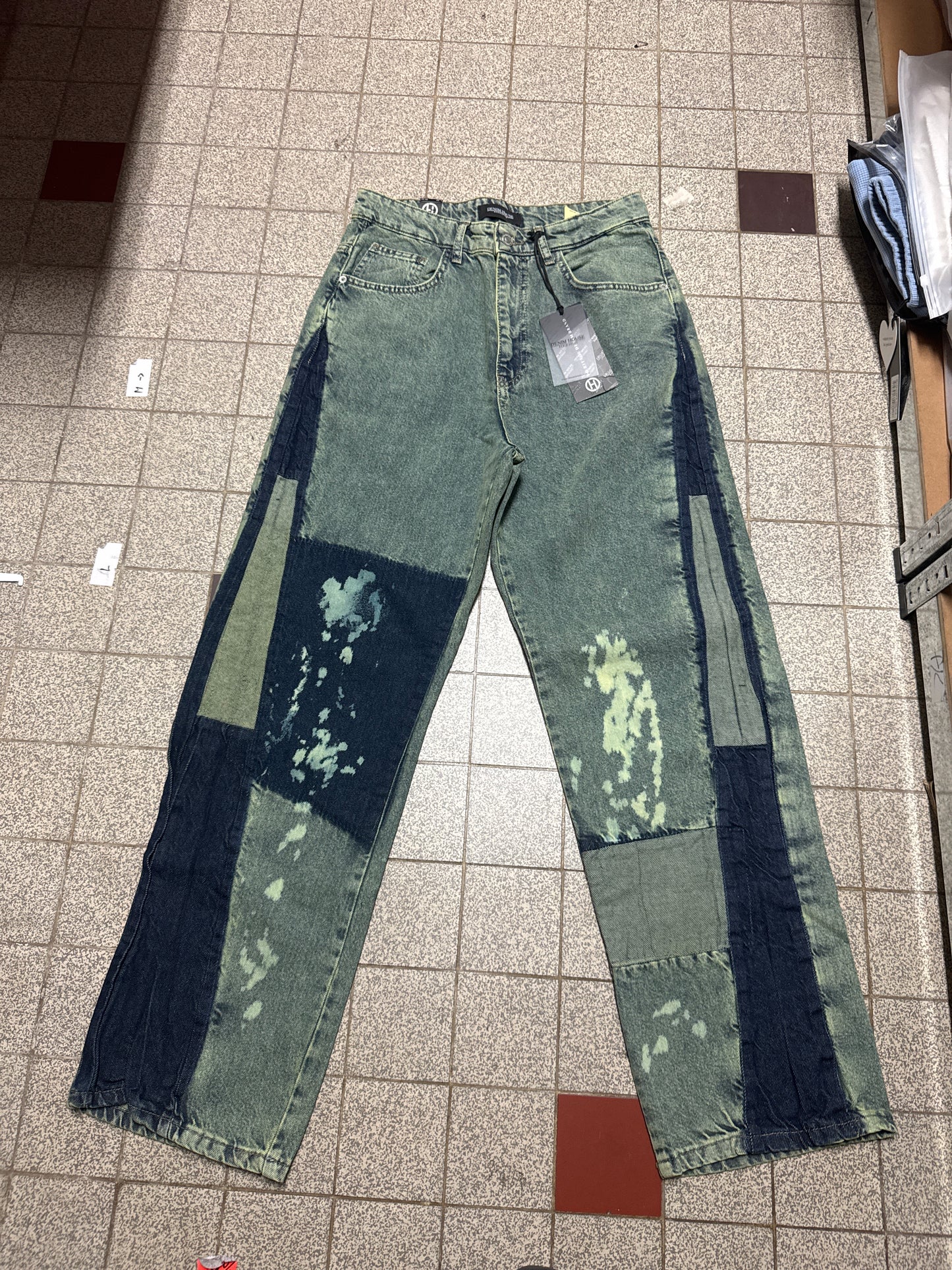 JEANS BAGGY GREEN