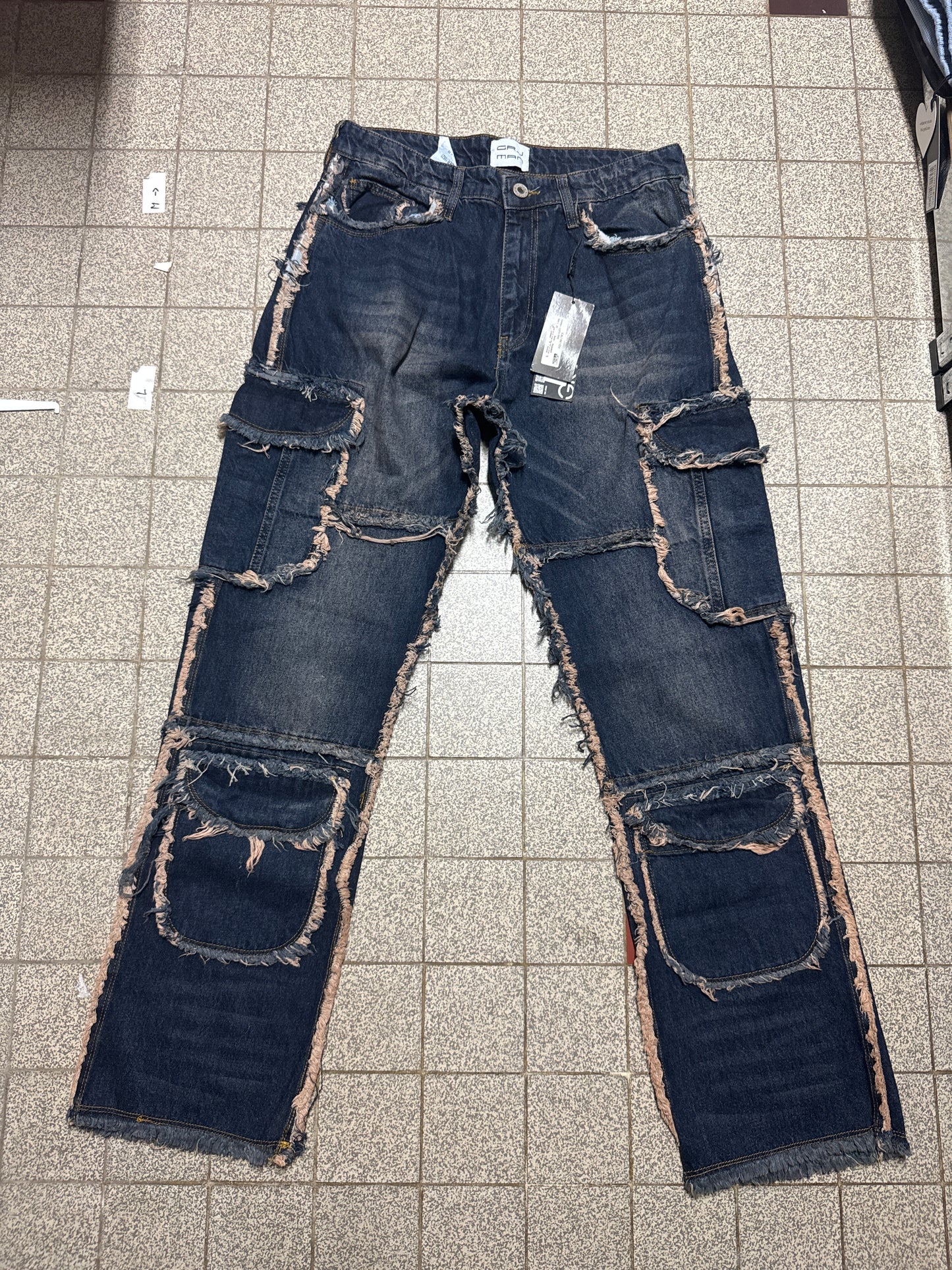 Jeans baggy cargo