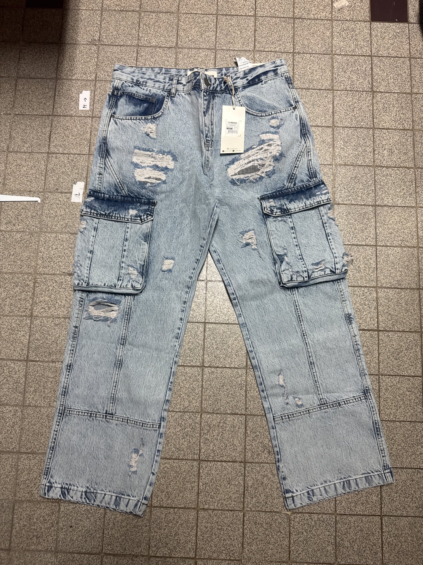Jeans baggy cargo