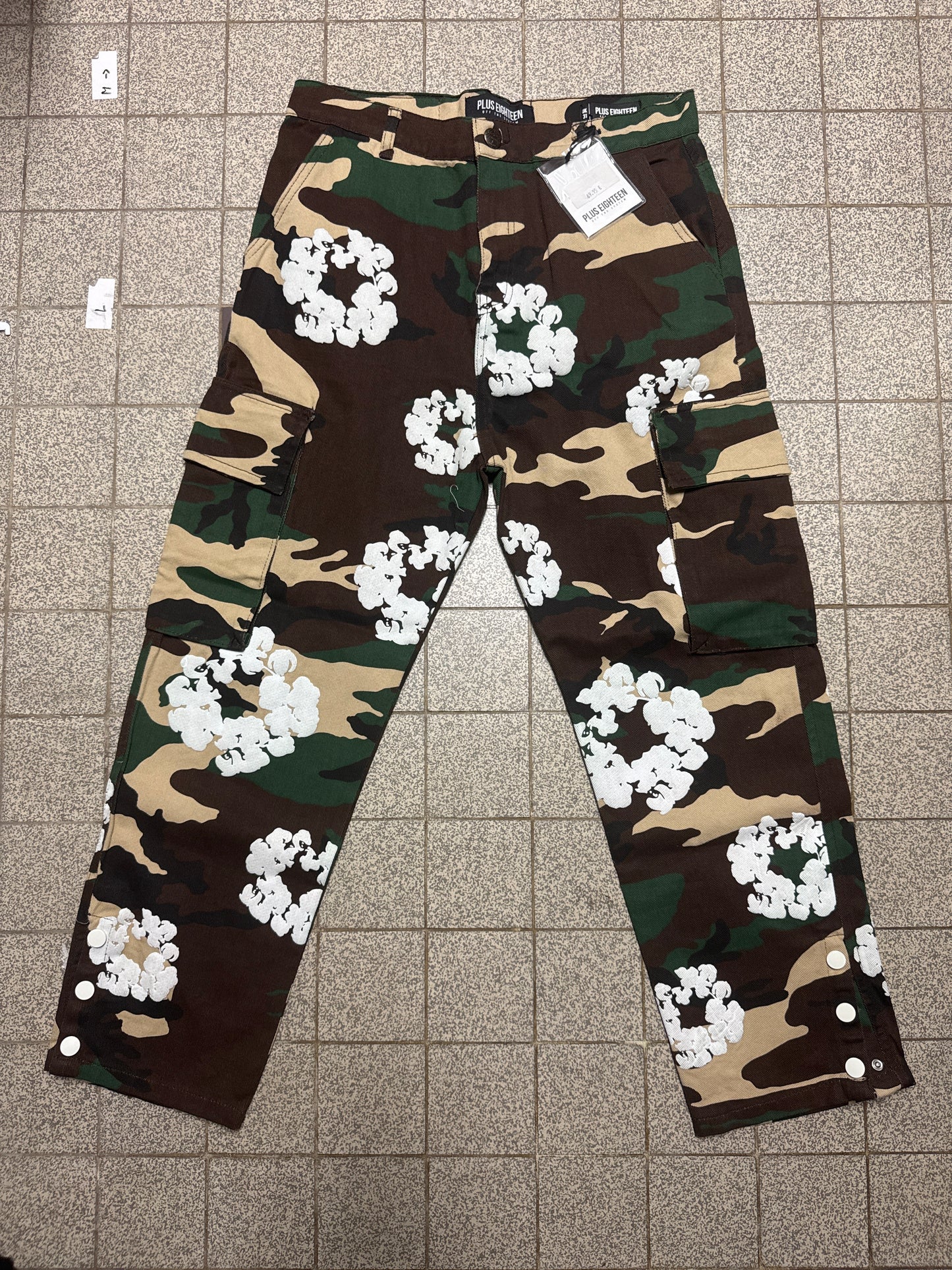 JEANS BAGGY CARGO ARMY