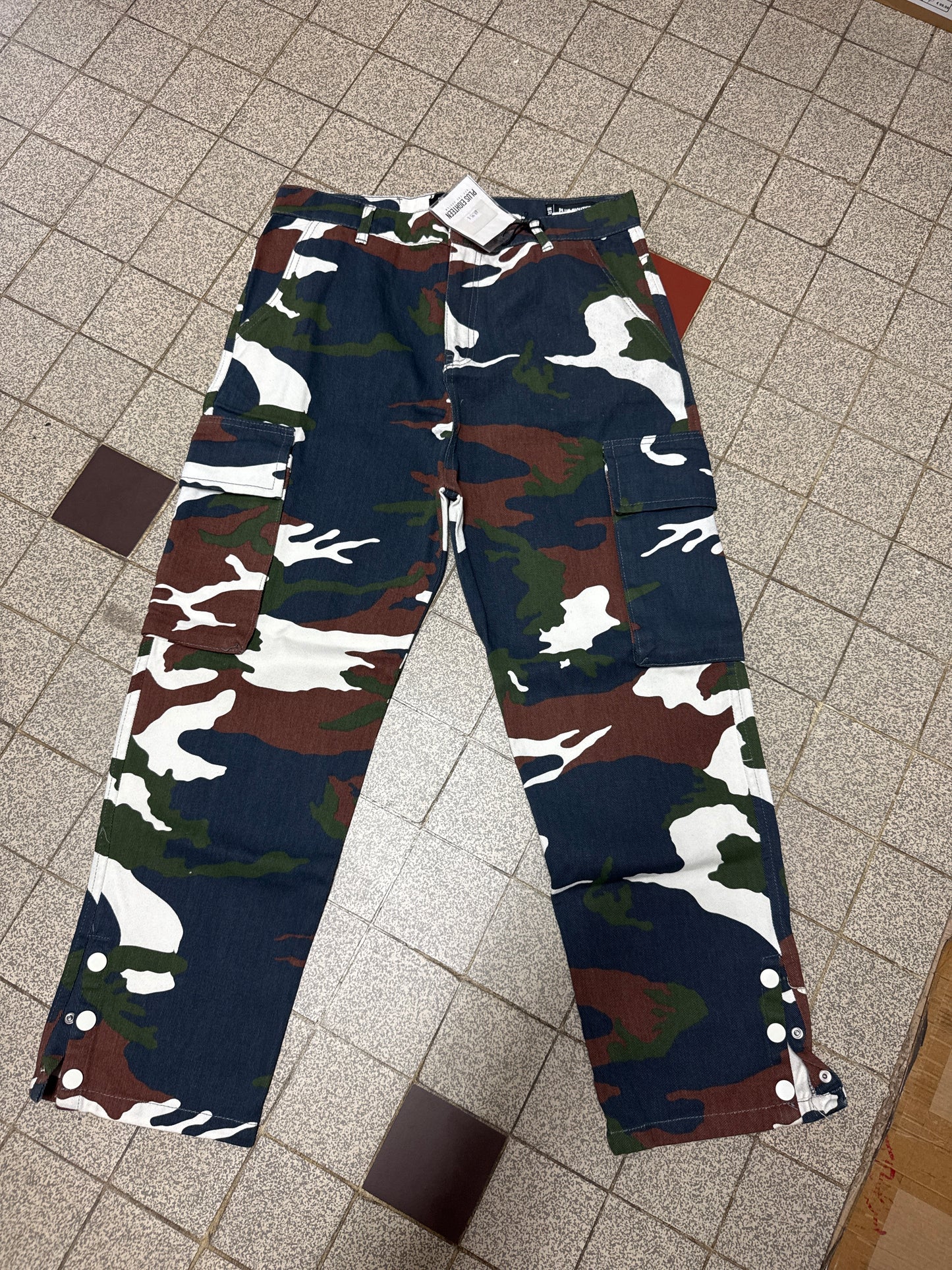 JEANS BAGGY CARGO ARMY