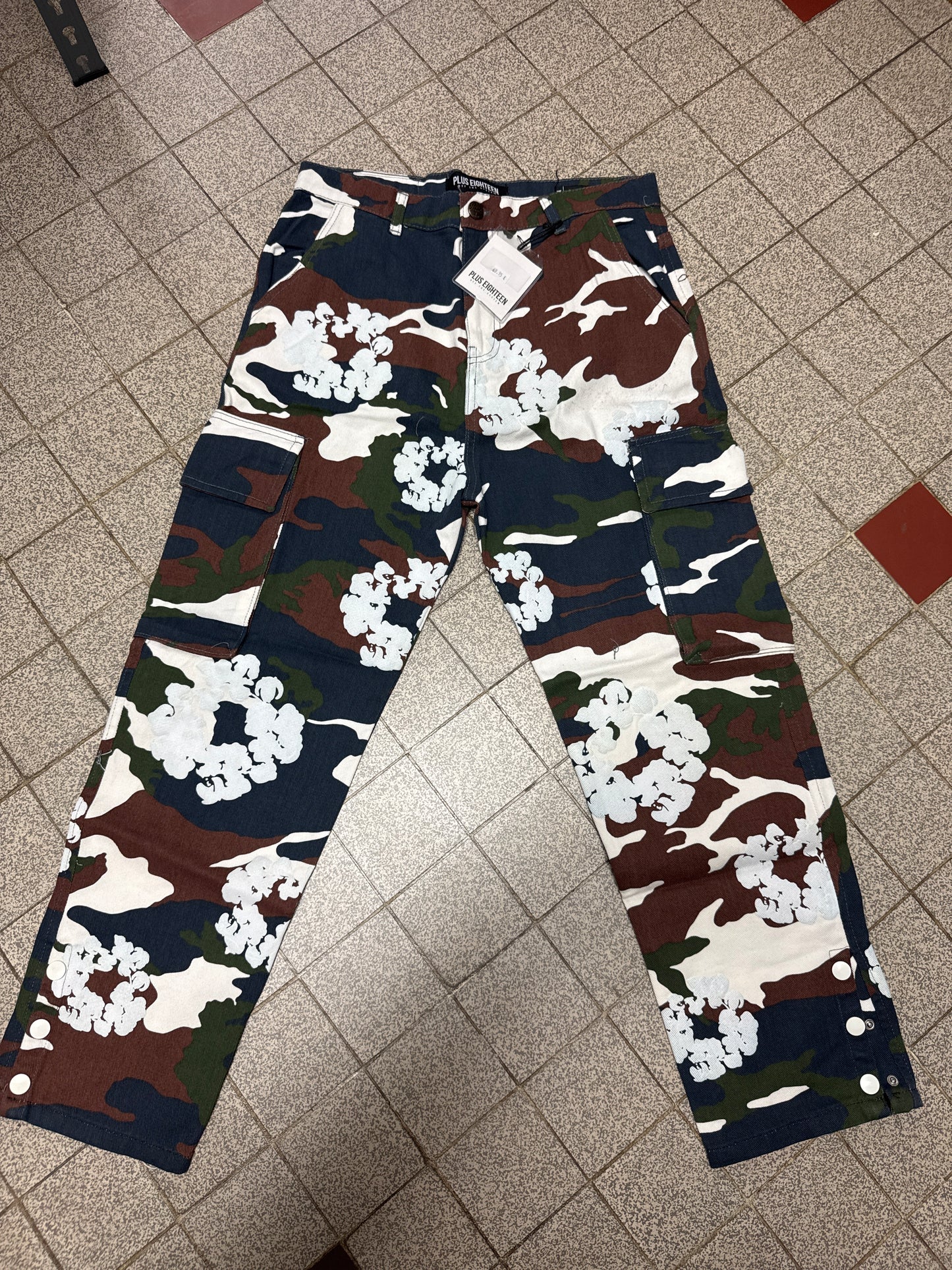 JEANS BAGGY CARGO ARMY