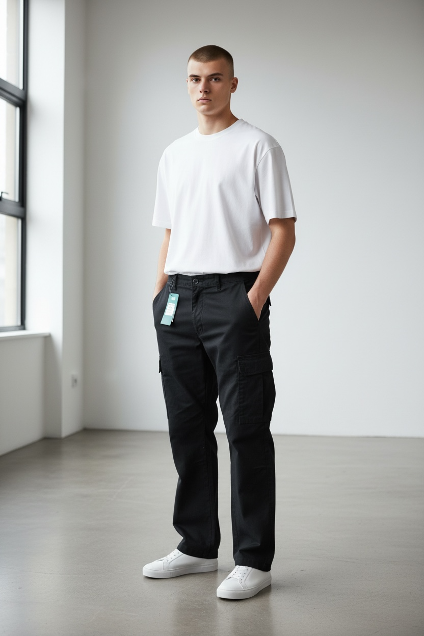 JEANS BAGGY CARGO