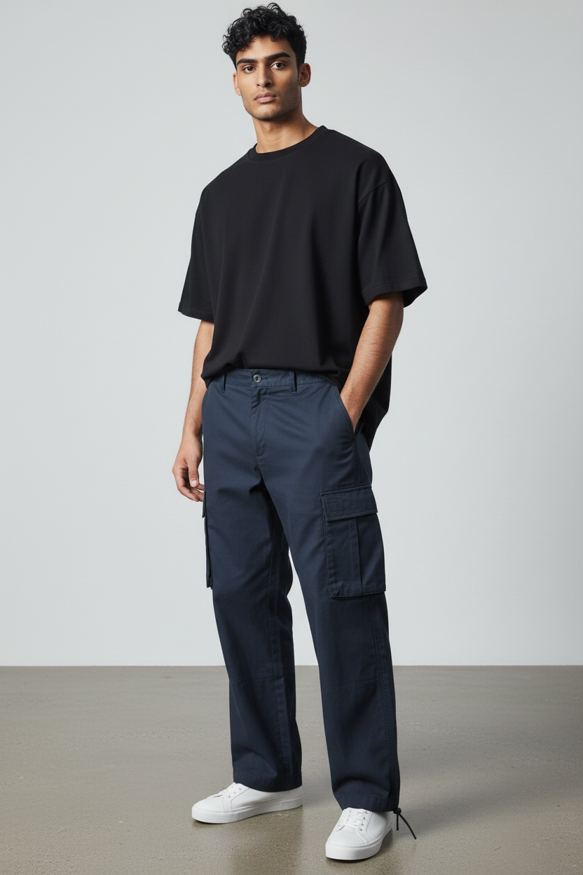 JEANS BAGGY CARGO