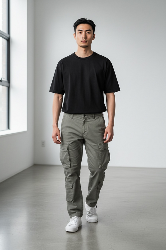 JEANS BAGGY CARGO
